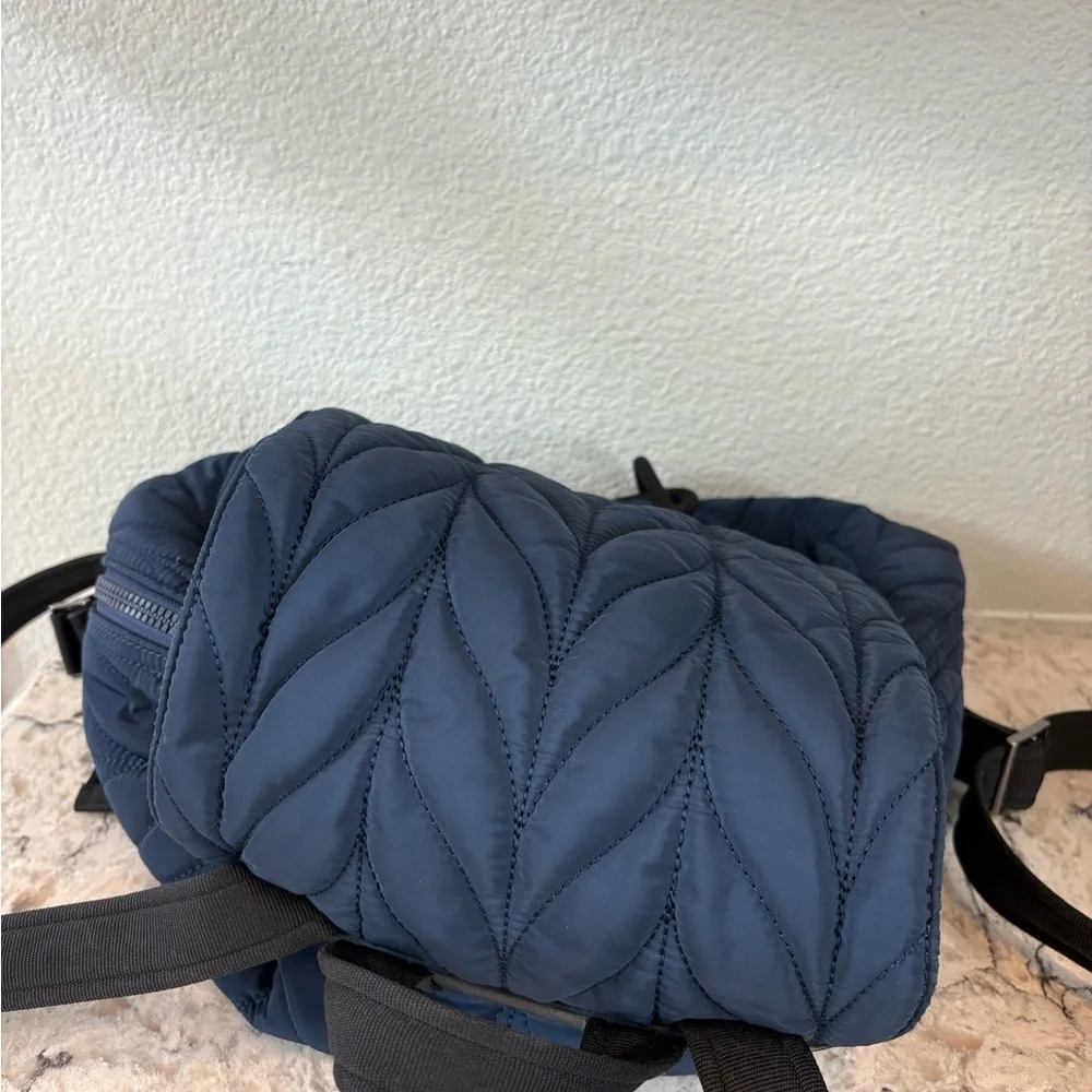 Kate Spade Ellie Quilted Navy Blue Backpack